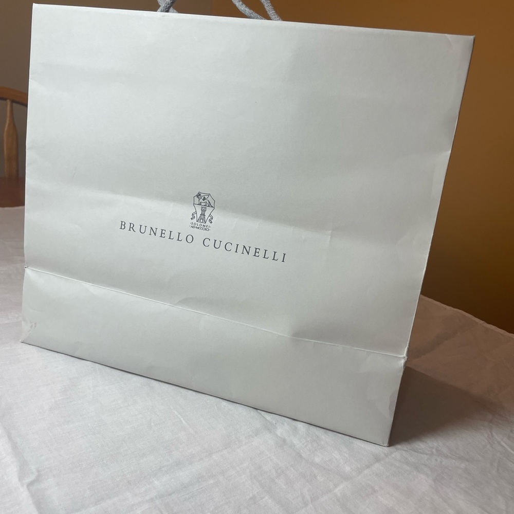 Brunello Cucinelli Shopping Bag 13.5”x11.5”x5.5”